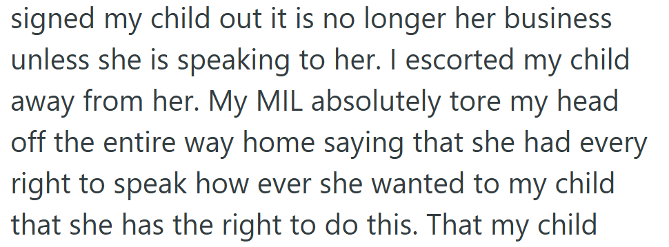 Just When She Thought the Drama Was Over, the Car Ride Home Turned into Round Two — This Time with Her Mother-in-Law.