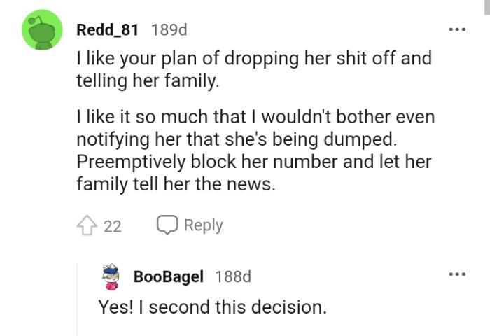 This Redditor likes the OP's plan