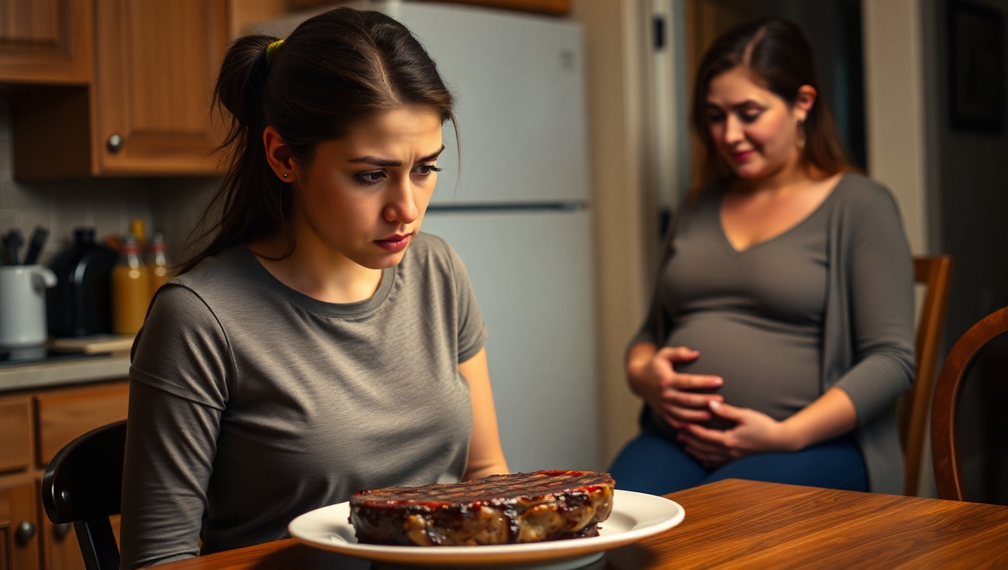 Vegetarian Sister Faces Dilemma Over Pregnant Sister's Steak Cravings