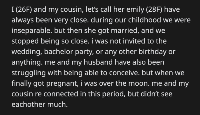 Instead, she emphasized her stomach more and said how heartbreaking it was to think about the same thing happening to her own baby.
