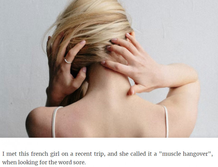 39. I have this muscle hangover right here...