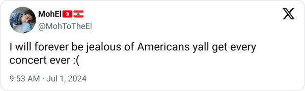 5. They get every concert