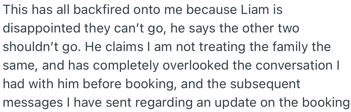 OP refuses to move the date, as it will ruin all their plans. This causes friction between OP and their son-in-law as he pulls the plug and asks his family to stay back completely
