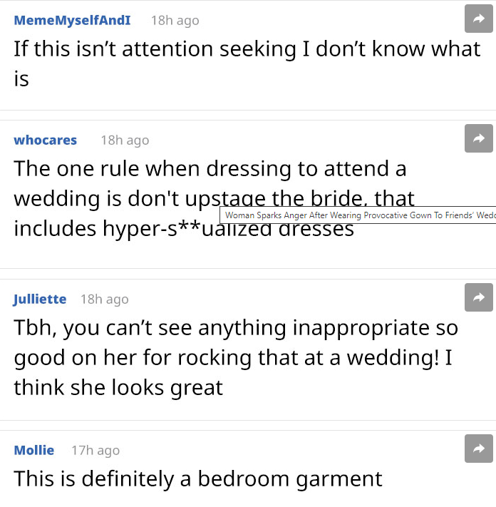 “If this isn’t attention seeking, I don’t know what it is.