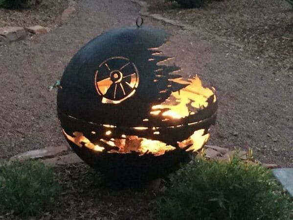 9. “Death Star Fire Pit”