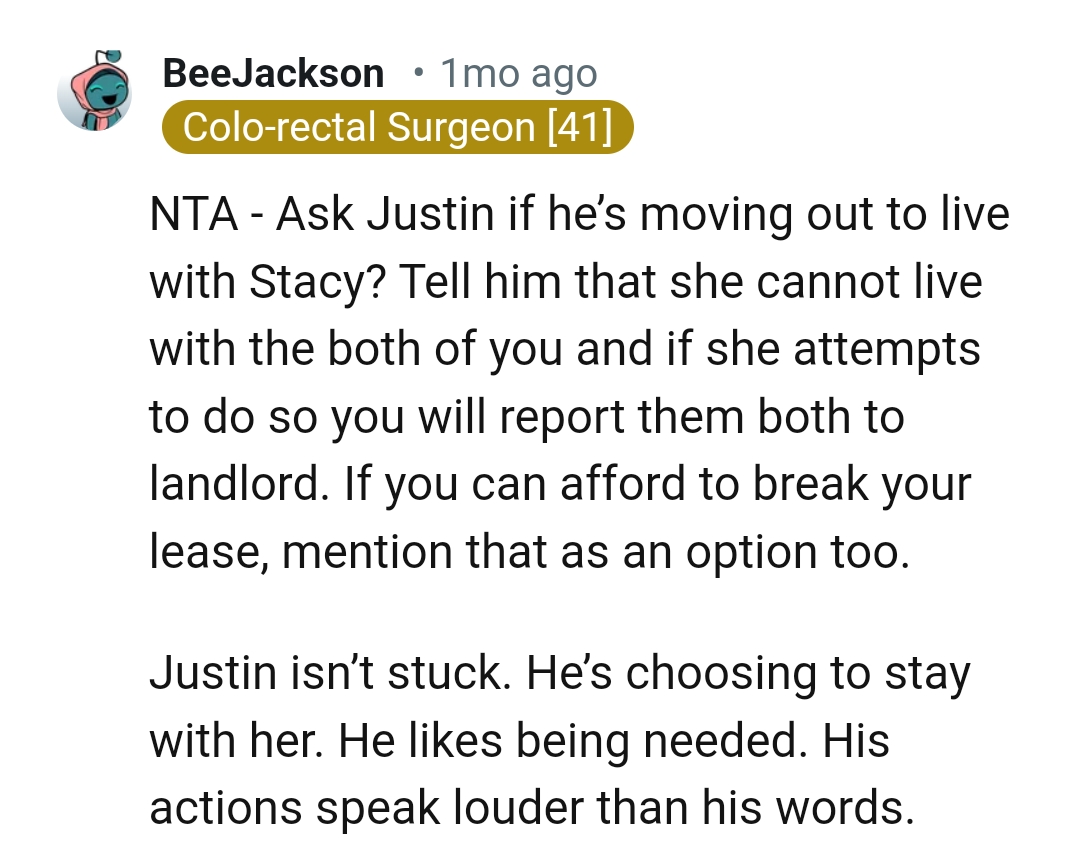 And the comments from other Redditors roll in...