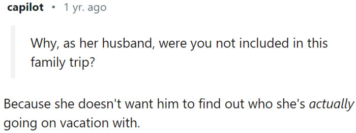 Conspiracy theories emerging...