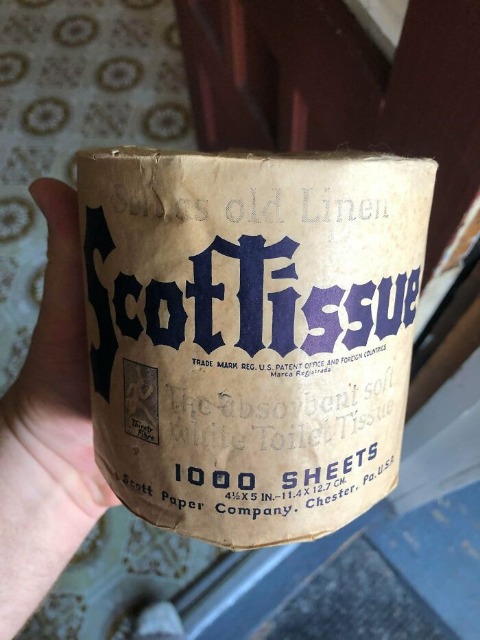 "1940’s Unused Roll Of Toilet Paper"
