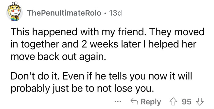 The whole thing could fail, and OP would have to deal with the aftermath.