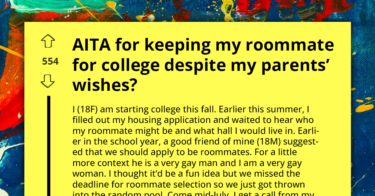 College Freshman Fights Back After Mom Tries To Secretly Swap Her Male Roommate Over Gender Concerns