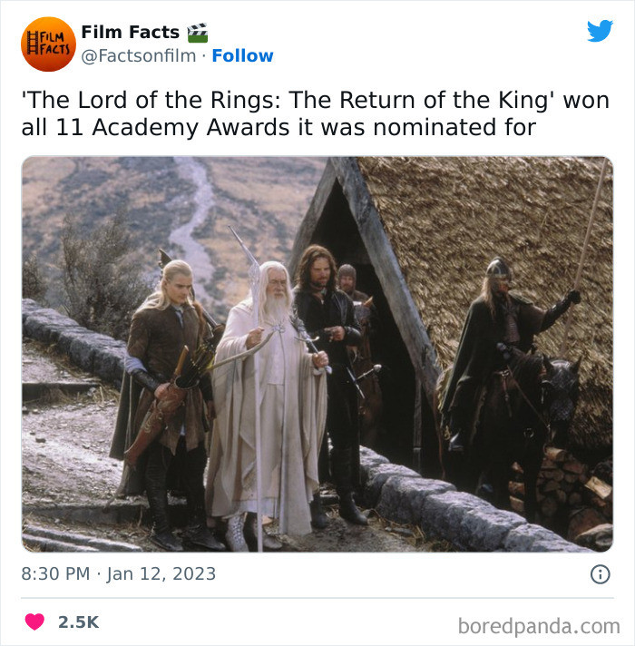 13. The Lord Of The Rings: The Return Of The King