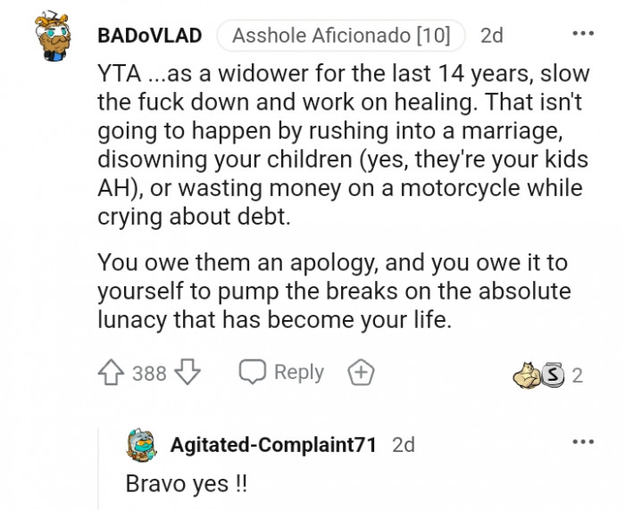 Slow down and work on healing