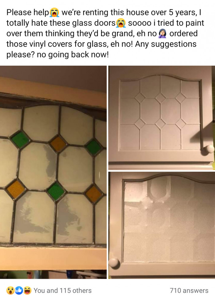 18. The landlord who painted over a stained glass window