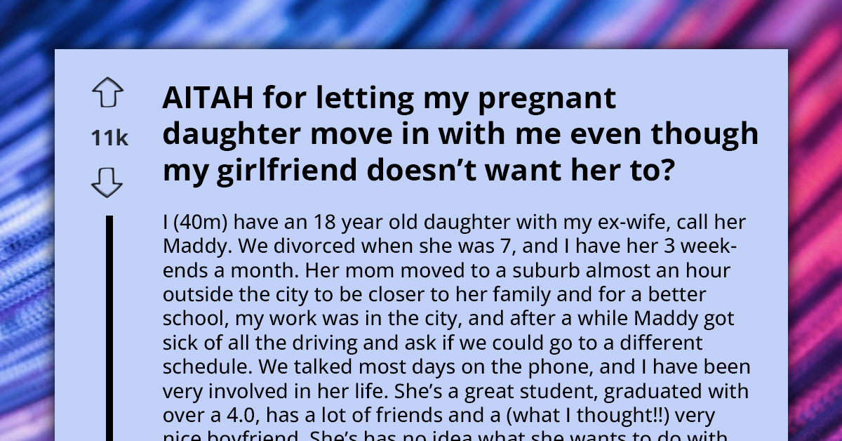 Father Chooses To Support Pregnant Daughter Despite Girlfriend’s Objections