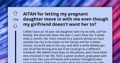 Father Chooses To Support Pregnant Daughter Despite Girlfriend’s Objections