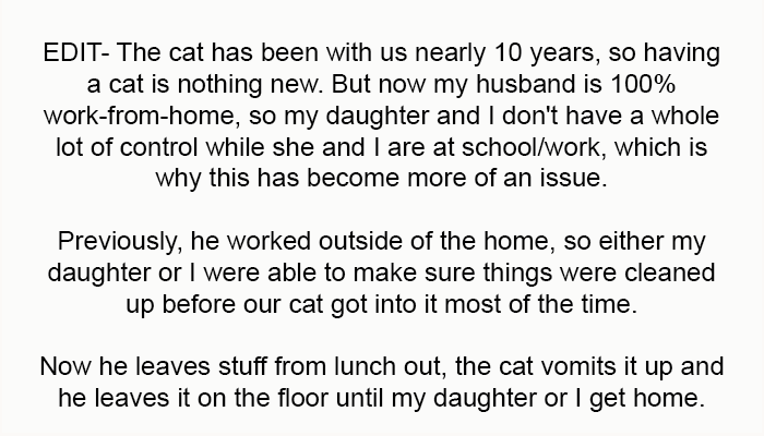 EDIT - The cat has been with us nearly 10 years