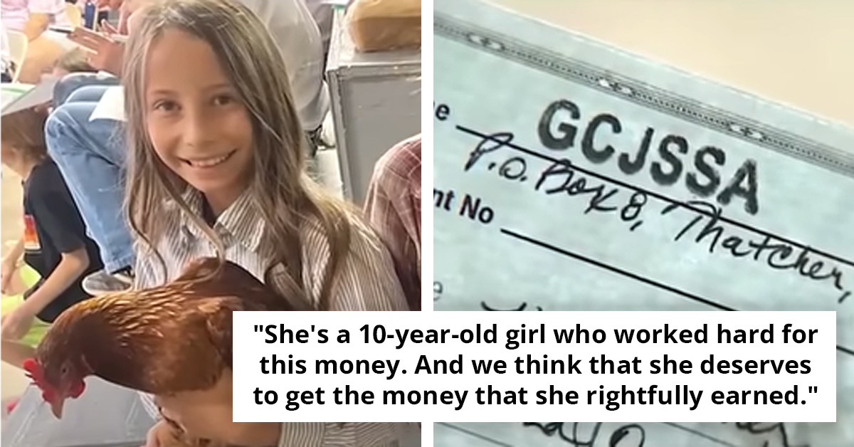 10 Y.O. Girl Earns $2K Selling Chickens At A Local Fair, But The Bank Holds Her Money Hostage For Over A Year