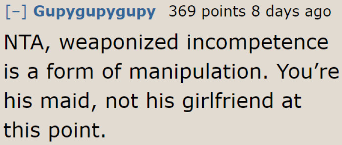 Some users pointed out the harsh reality of the relationship.