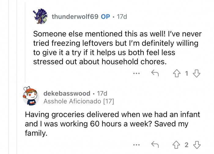 Having groceries delivered can save a ton of time.