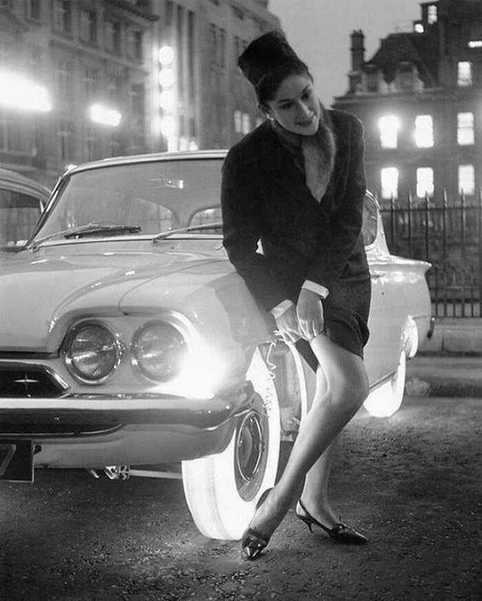 "Illuminated Tires Developed By Goodyear But Were Never Mass-Produced (1961)"