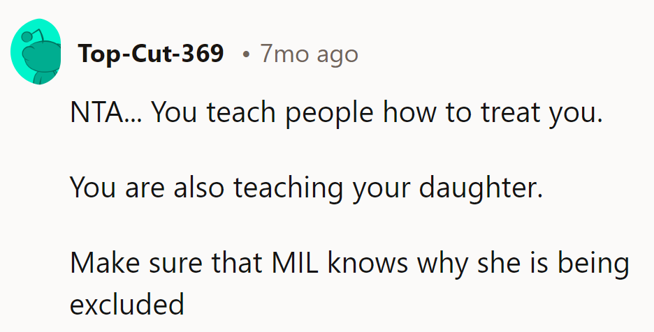 Lesson learned: teach respect or hit the road.