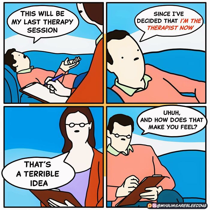 26. Taking over the job of a therapist