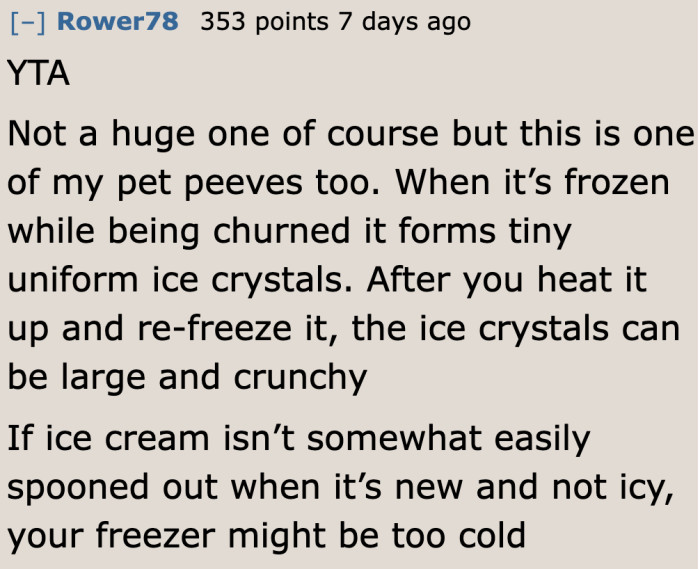 Some consider the OP's deed a pet peeve.