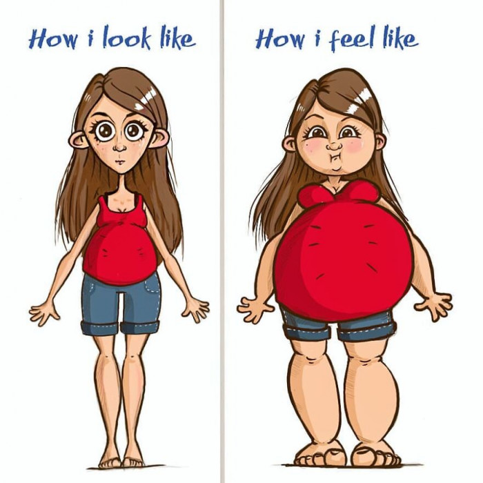 14. You don't feel the same after you give birth.