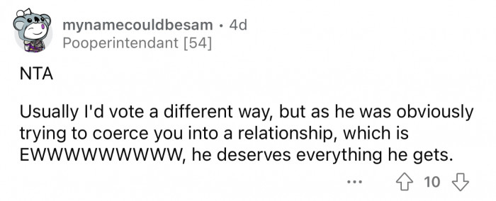 Terry deserves everything he gets.