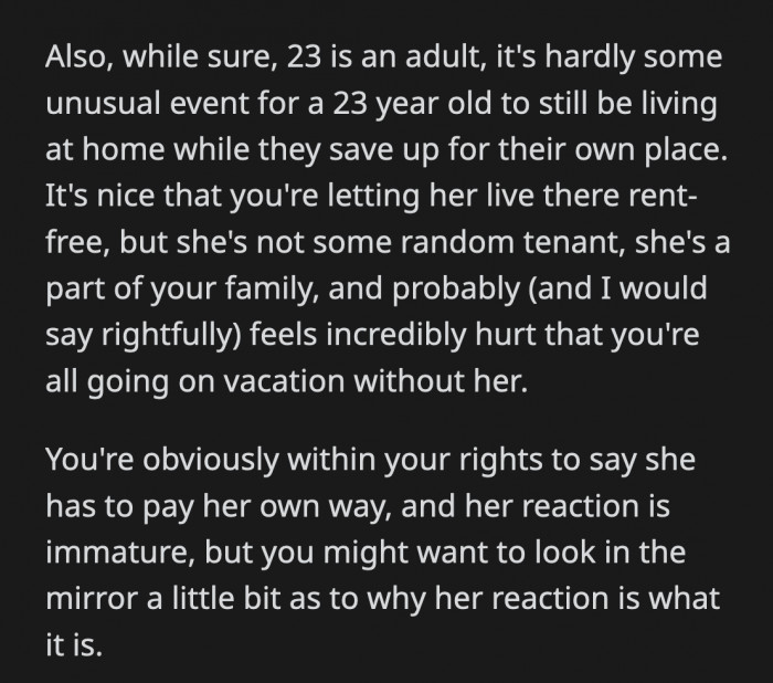 They encouraged OP to look into himself to understand why Kate was so incredibly hurt by what happened.