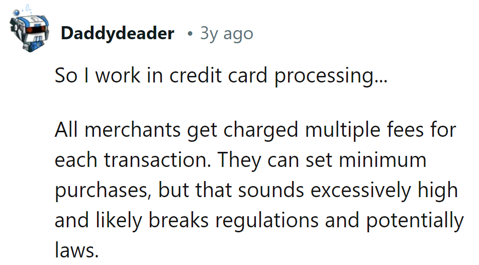 High fees, high stakes! Setting a sky-high minimum purchase? That's a transactional tightrope walk!