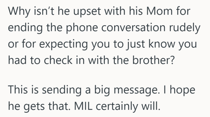 The silence around her behavior ends up feeling louder than the original comment.