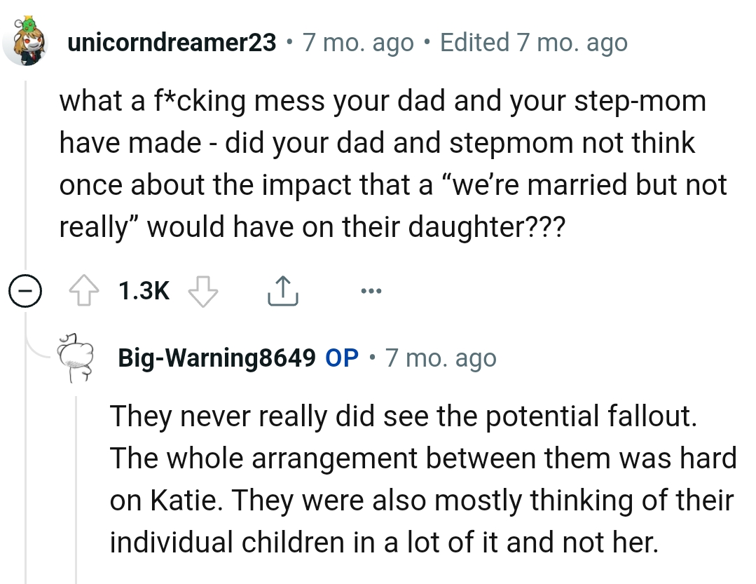 And the Comments from Other Redditors Roll In...