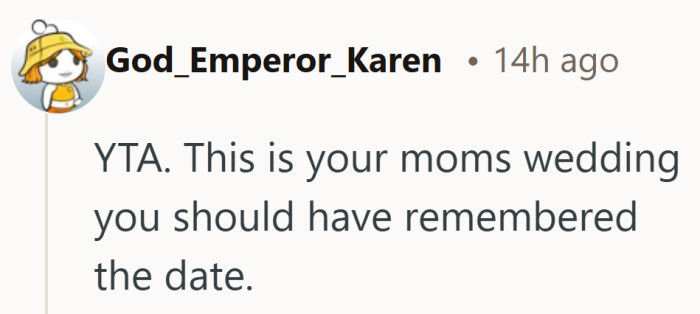 Simple and direct, but it leaves no room for everything else going on.