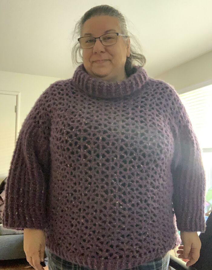 21. Just Finished. Crocheted Sweater
