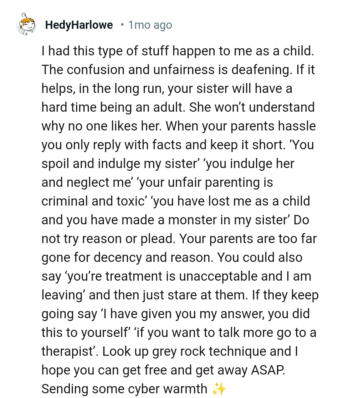 Your treatment is unacceptable