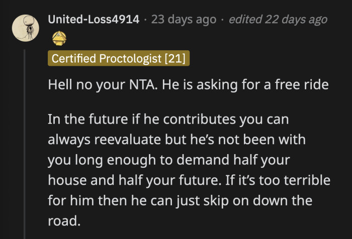 Six months is not nearly long enough to make a choice this permanent