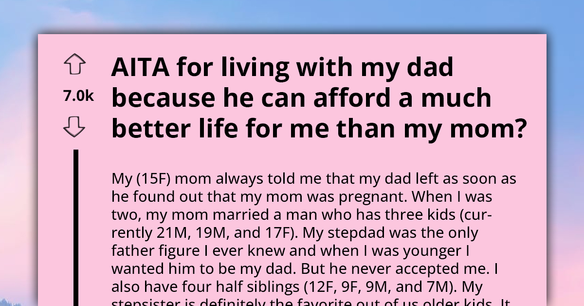 Teen Faces Mom’s Wrath for Opting to Abandon Her and Move in with Dad Due to Promise of a Better Life
