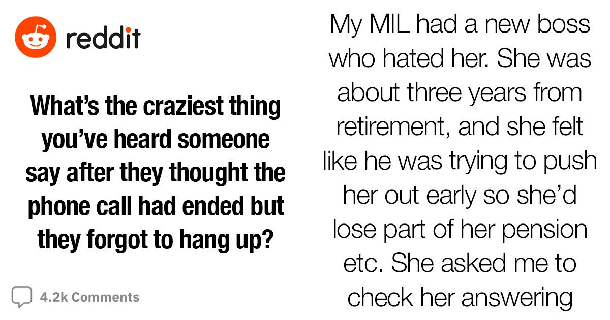 30 Overheard Conversations From People Who Forgot To Hang Up