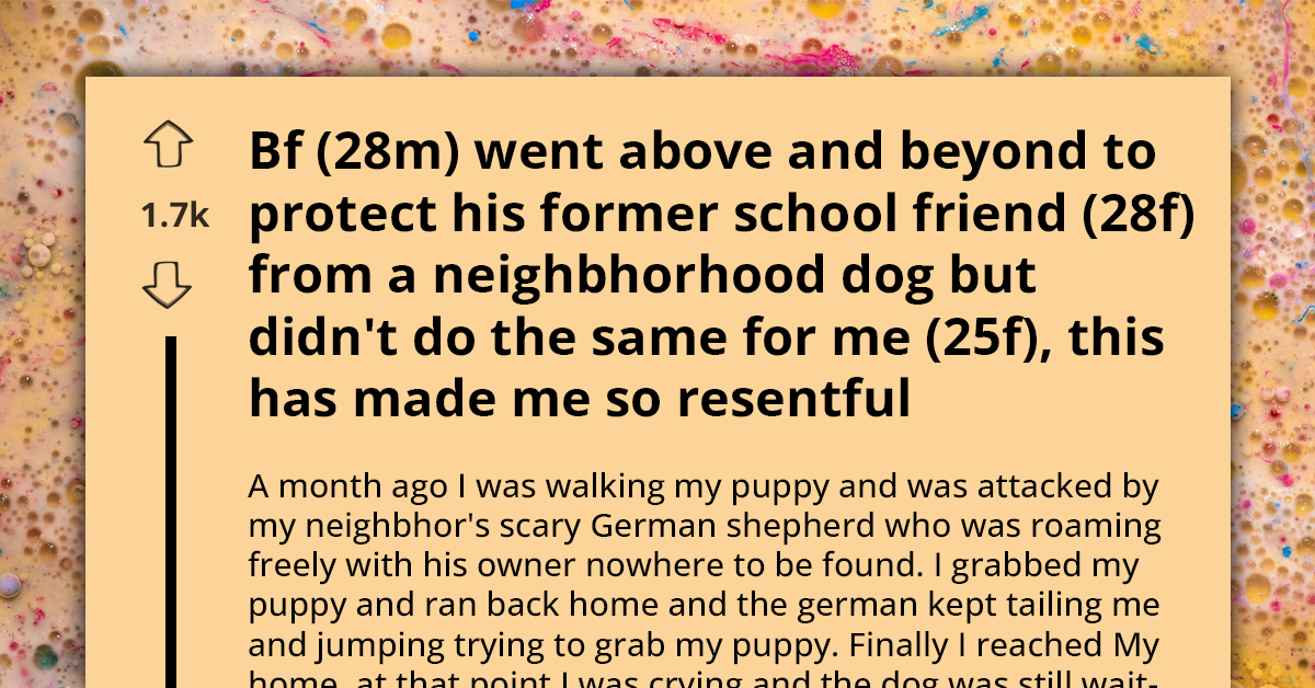 Boyfriend Protects Ex-Schoolmate From Loose Dog With Vigor, Refuses Same Action For Girlfriend