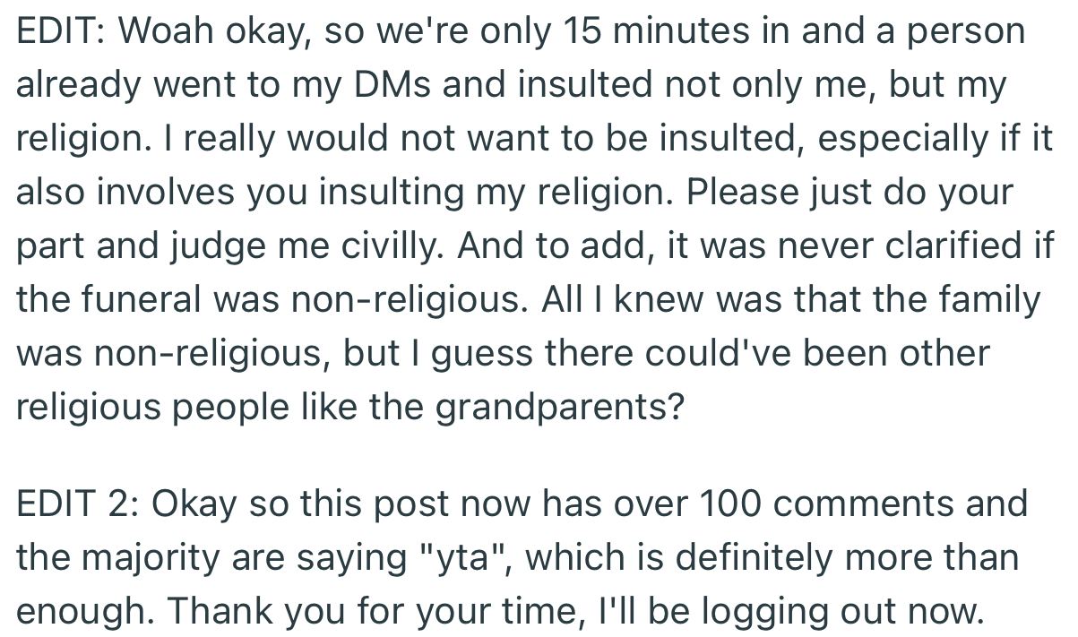 Some interesting edits