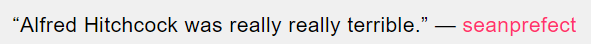 9. Alfred Hitchcock