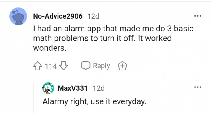 An alarm clock that worked wonders