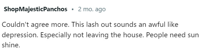 People need to get out