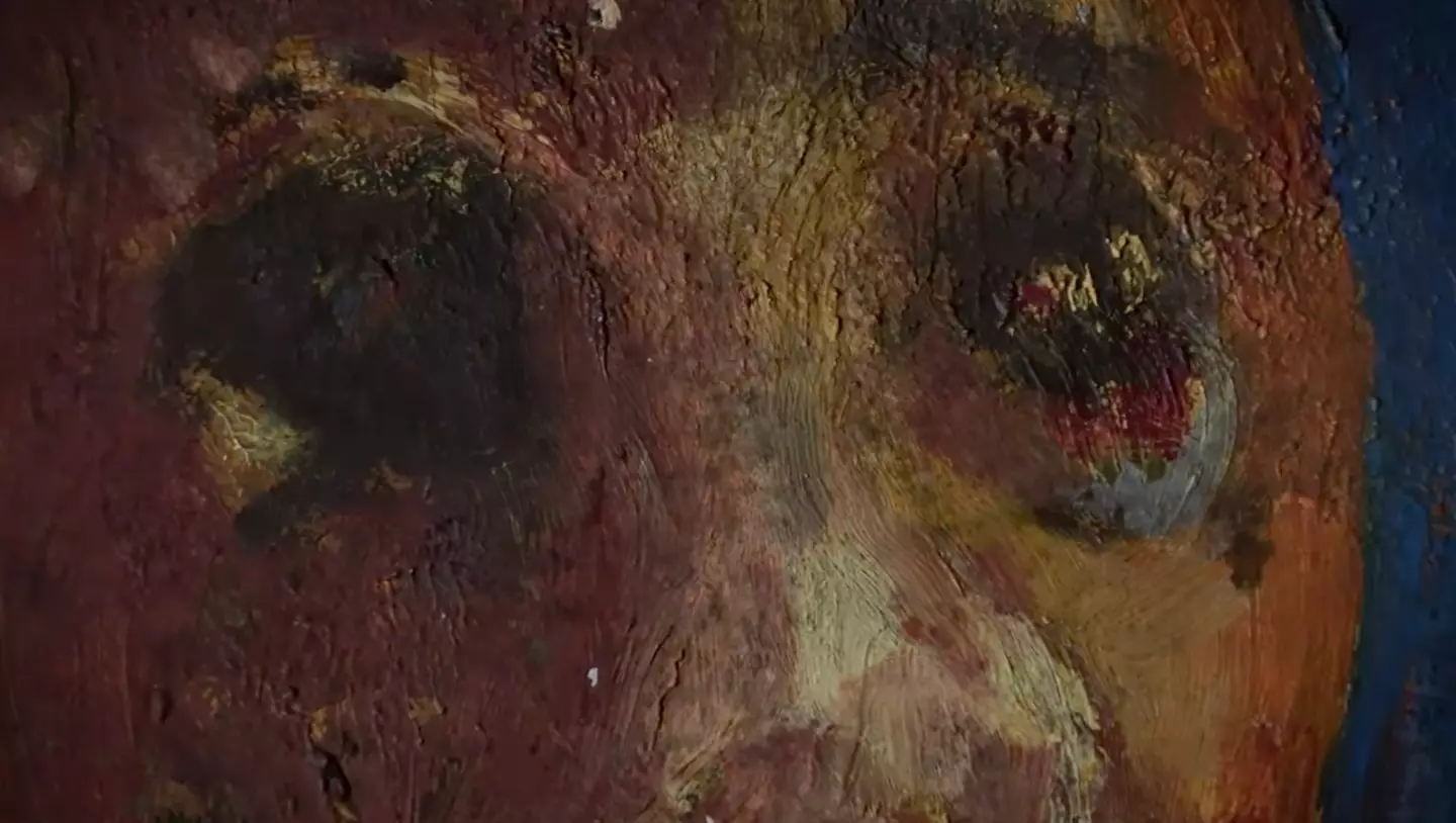 The painter reportedly mixed his own blood into his materials before taking his own life.