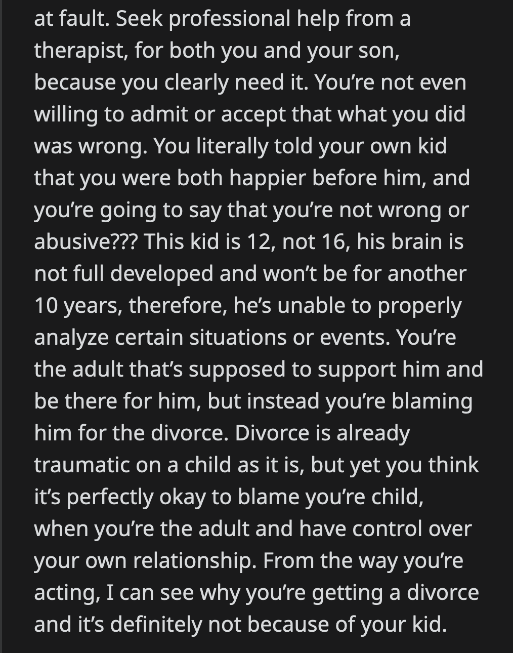 OP, his wife who couldn't 