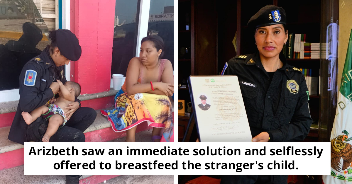 Compassion In Crisis: Police Officer Breastfeeds Hungry Baby After Hurricane