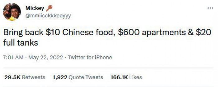 2. Older people want all the benefits from their era but refuse to consider the factor of inflation.