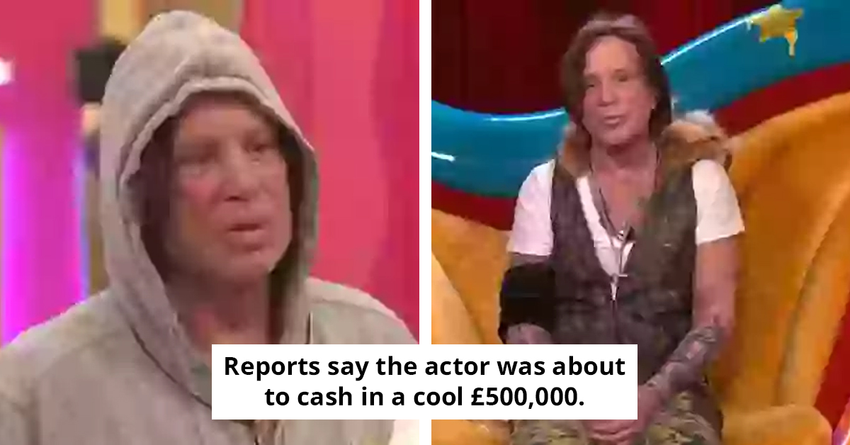 Mickey Rourke At Risk Of Losing Fortune After Language Controversy On Big Brother