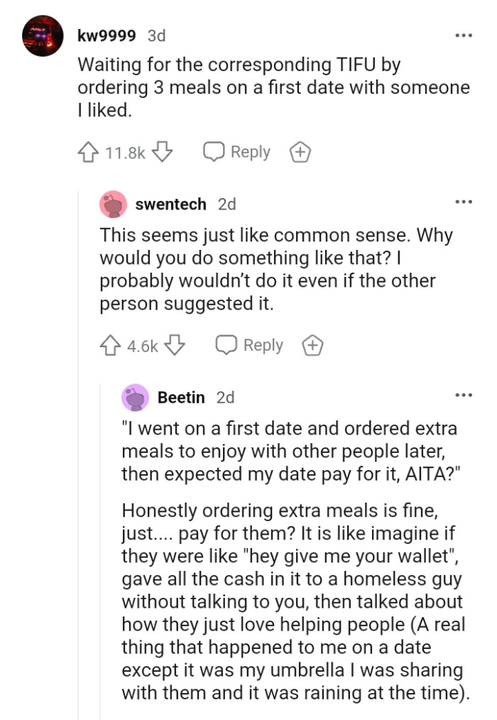 This Redditor expects a story from the OP's friend soon